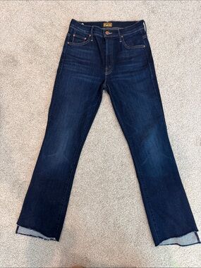MOTHER-Insider Crop Step Fray